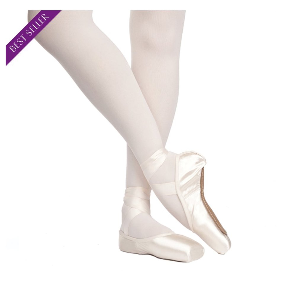 NEW Russian Pointe Shoes Rubin U-Cut with Drawstring Size 37.5 W5 Shank FM